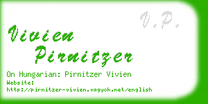 vivien pirnitzer business card